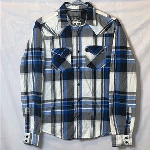 Men’s Small Aeropostale Pearl Snap Button Down